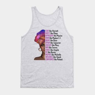 Women of Black History, Legends, Powerful Black Women, Black History, Phenomenal Black Women Tank Top